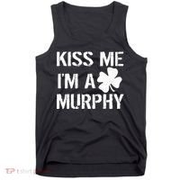 Kiss Me I'm A Murphy St. Patrick's Day Tank Top thumb 0