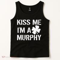 Kiss Me I'm A Murphy St. Patrick's Day Tank Top thumb 2
