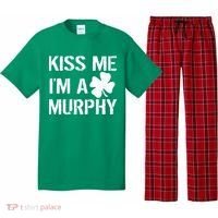 Kiss Me I'm A Murphy St. Patrick's Day Pajama Set thumb 0