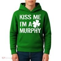 Kiss Me I'm A Murphy St. Patrick's Day Kids Hoodie thumb 4