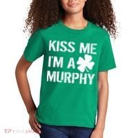 Kiss Me I'm A Murphy St. Patrick's Day Kids T-Shirt thumb 2