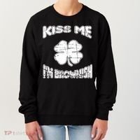 Kiss Me I'm Brownish Irish Women's Sweatshirt thumb 0