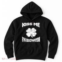 Kiss Me I'm Brownish Irish Hoodie thumb 0