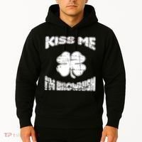 Kiss Me I'm Brownish Irish Hoodie thumb 2
