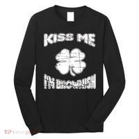 Kiss Me I'm Brownish Irish Long Sleeve Shirt thumb 0