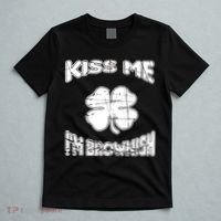 Kiss Me I'm Brownish Irish T-Shirt thumb 5