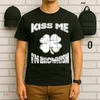 Kiss Me I'm Brownish Irish T-Shirt thumb 6