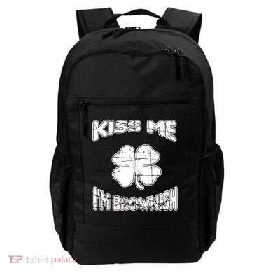 Kiss Me I'm Brownish Irish Backpack