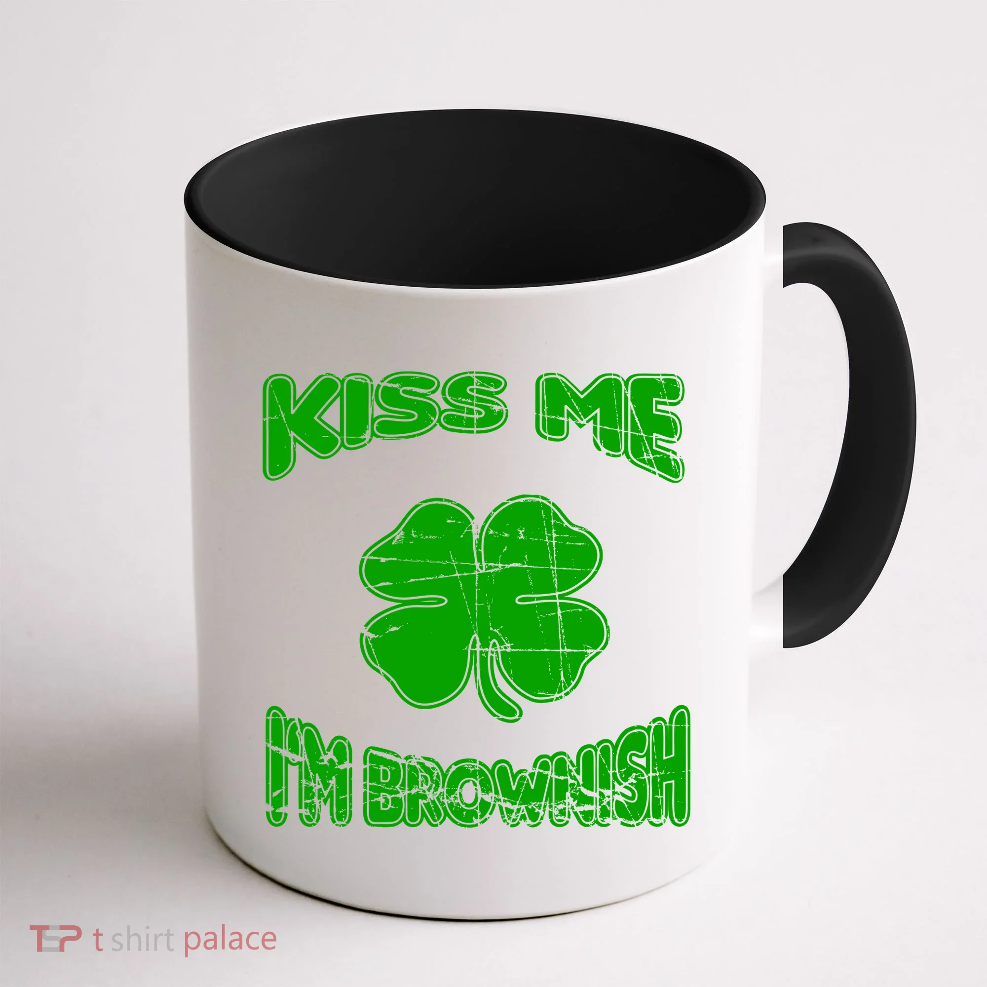 Kiss Me I'm Brownish Irish Coffee Mug