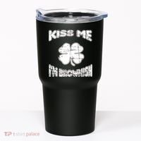 Kiss Me I'm Brownish Irish Tumbler thumb 0