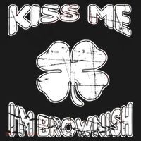 Kiss Me I'm Brownish Irish Ornament thumb 1