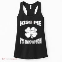 Kiss Me I'm Brownish Irish Women's Tank Top thumb 0