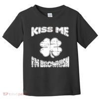 Kiss Me I'm Brownish Irish Toddler T-Shirt thumb 0