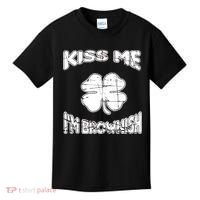 Kiss Me I'm Brownish Irish Kids T-Shirt thumb 0