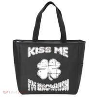 Kiss Me I'm Brownish Irish Tote Bag thumb 0