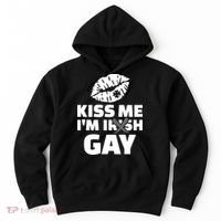 Kiss Me I'm Gay Irish Crossed Off Hoodie thumb 0