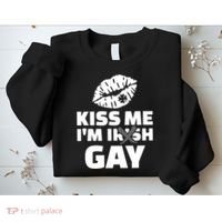 Kiss Me I'm Gay Irish Crossed Off Sweatshirt thumb 2