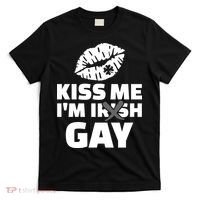 Kiss Me I'm Gay Irish Crossed Off T-Shirt thumb 0