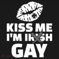 Kiss Me I'm Gay Irish Crossed Off T-Shirt thumb 7