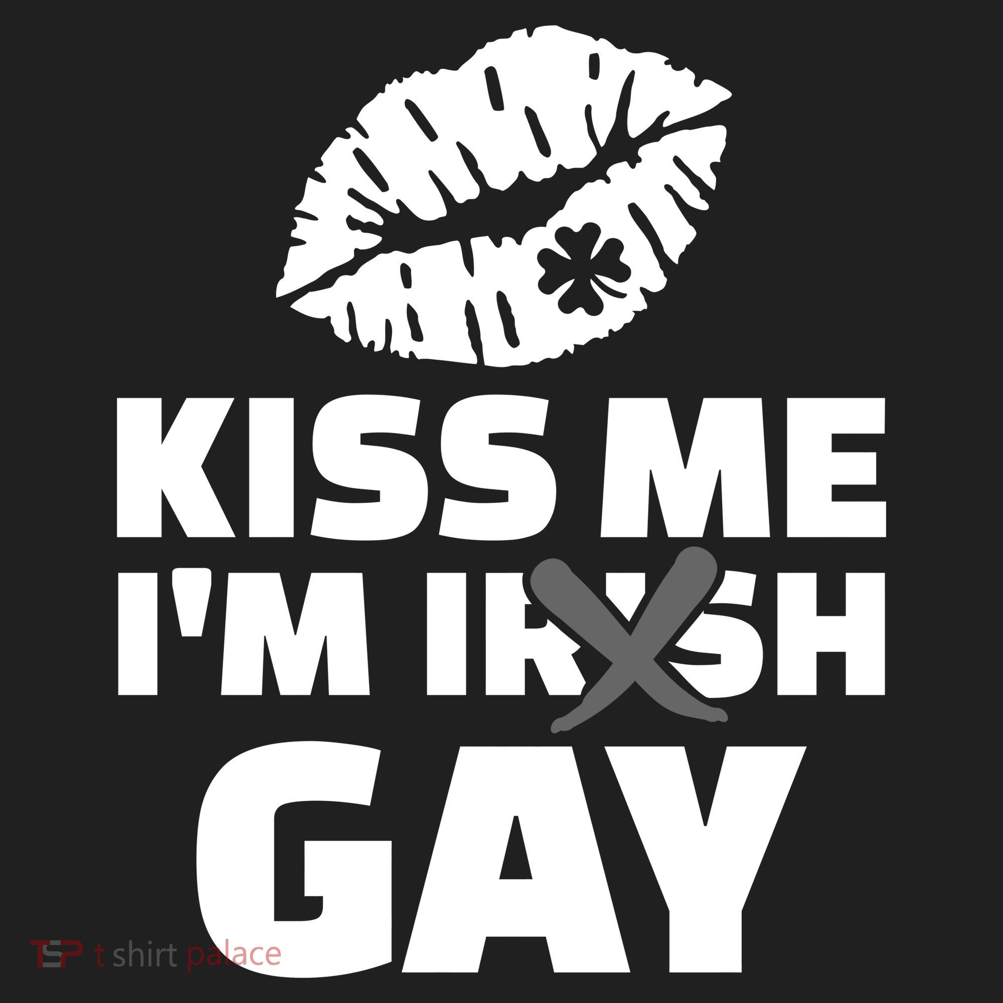 Kiss Me I'm Gay Irish Crossed Off Beanie