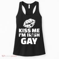 Kiss Me I'm Gay Irish Crossed Off Women's Tank Top thumb 0