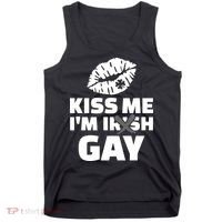 Kiss Me I'm Gay Irish Crossed Off Tank Top thumb 0