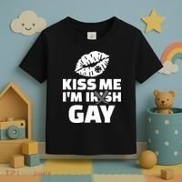 Kiss Me I'm Gay Irish Crossed Off Toddler T-Shirt thumb 3