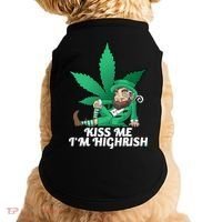Kiss Me I'm Highrish Doggie Tank thumb 0