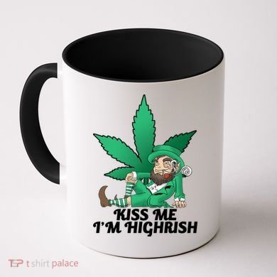 Kiss Me I'm Highrish Coffee Mug