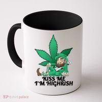 Kiss Me I'm Highrish Coffee Mug thumb 0