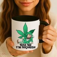 Kiss Me I'm Highrish Coffee Mug thumb 3