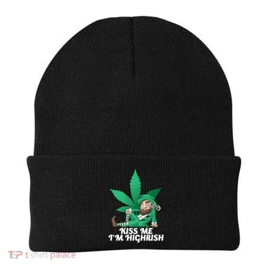 Kiss Me I'm Highrish Beanie