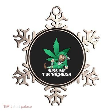 Kiss Me I'm Highrish Ornament