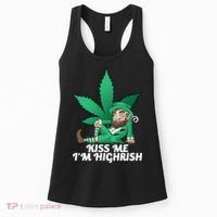 Kiss Me I'm Highrish Women's Tank Top thumb 0