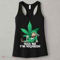 Kiss Me I'm Highrish Women's Tank Top thumb 3
