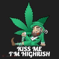 Kiss Me I'm Highrish Hat thumb 2