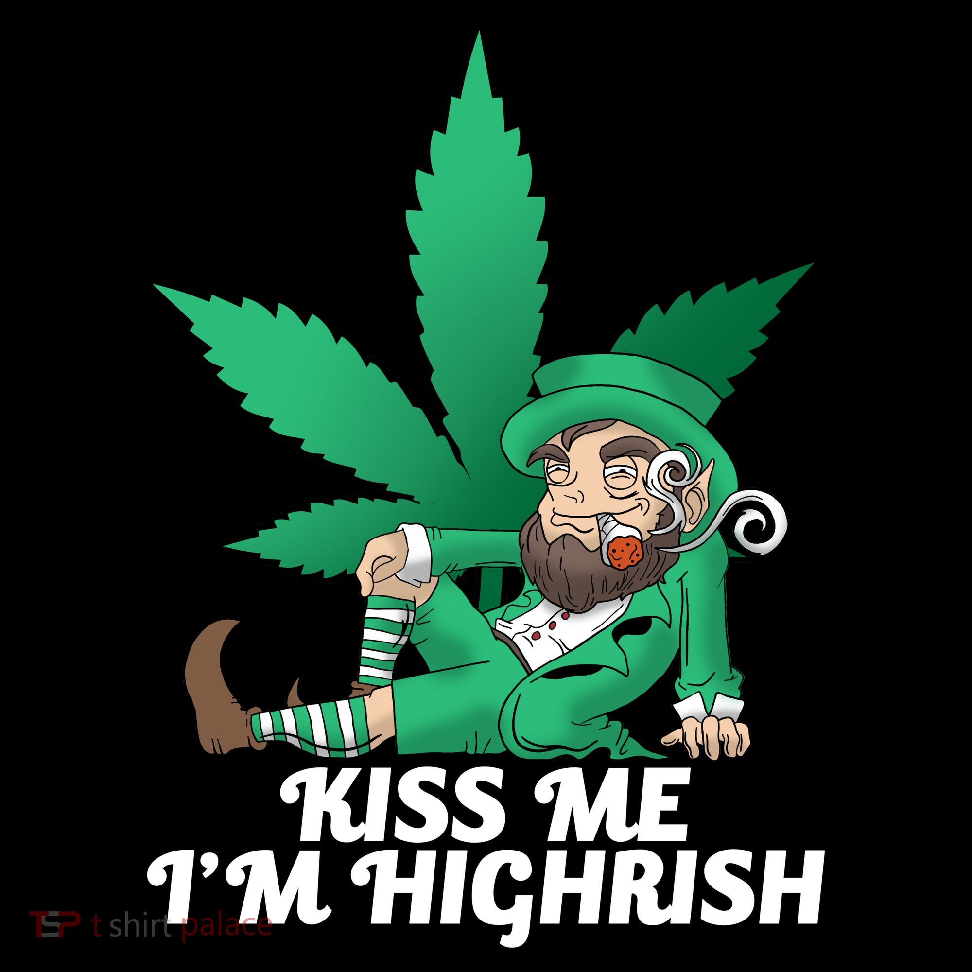 Kiss Me I'm Highrish Women's Long Sleeve Shirt