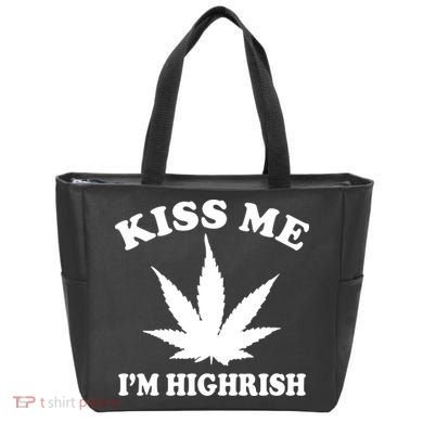 Kiss Me I'm Highrish Irish St. Patrick's Day Weed Bag
