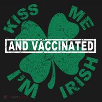 Kiss Me I'm Irish And Vaccinated Women's Tank Top thumb 5
