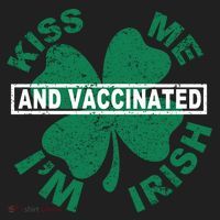 Kiss Me I'm Irish And Vaccinated Hat thumb 2