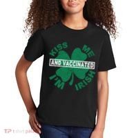 Kiss Me I'm Irish And Vaccinated Kids T-Shirt thumb 2