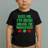 Kiss Me I'm Irish Drunk Or Whatever! Toddler T-Shirt thumb 2