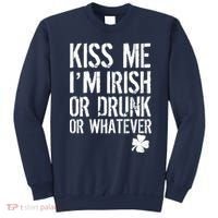 Kiss Me I'm Irish Or Drunk Whatever St Patricks Day Sweatshirt thumb 0
