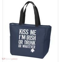 Kiss Me I'm Irish Or Drunk Whatever St Patricks Day Tote Bag thumb 3