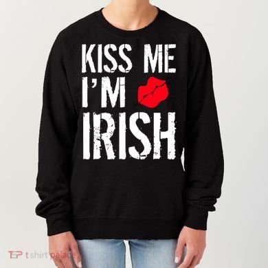 Kiss Me I'm Irish St. Patrick's Day Women's Sweatshirt