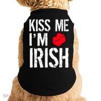 Kiss Me I'm Irish St. Patrick's Day Doggie Tank thumb 0