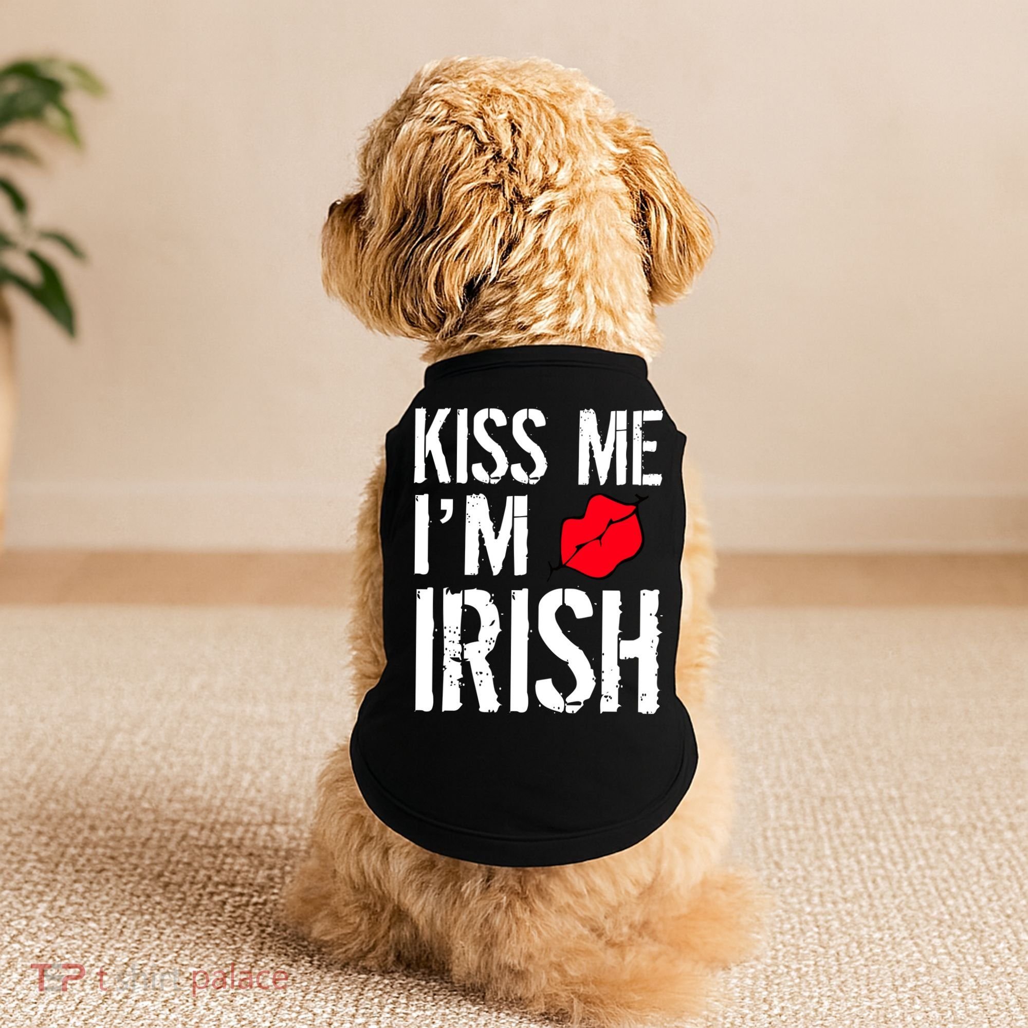 Kiss Me I'm Irish St. Patrick's Day Doggie Tank
