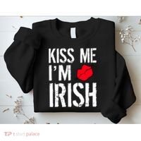 Kiss Me I'm Irish St. Patrick's Day Sweatshirt thumb 2