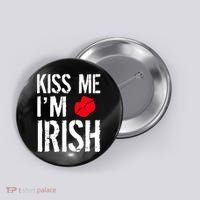 Kiss Me I'm Irish St. Patrick's Day Button thumb 0