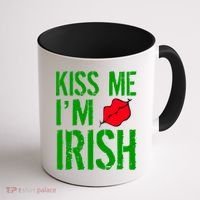 Kiss Me I'm Irish St. Patrick's Day Coffee Mug thumb 1